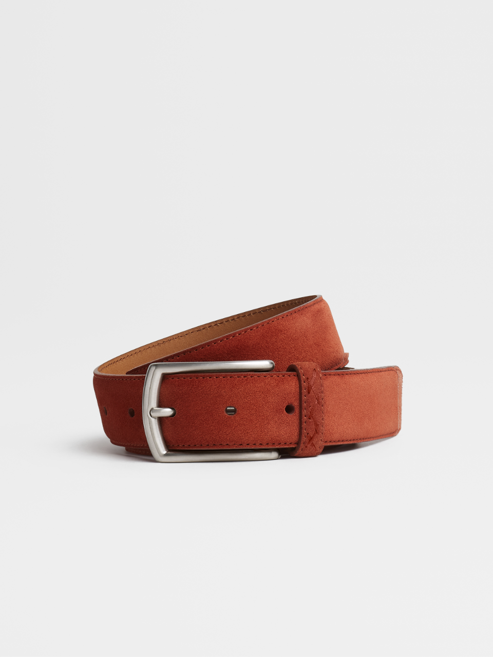 Red Suede Free-sized Belt